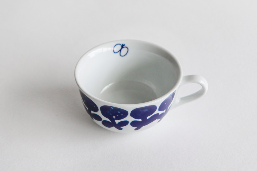 PASS THE BATON-mina perhonen 早餐杯/藍花/盈盈花系列