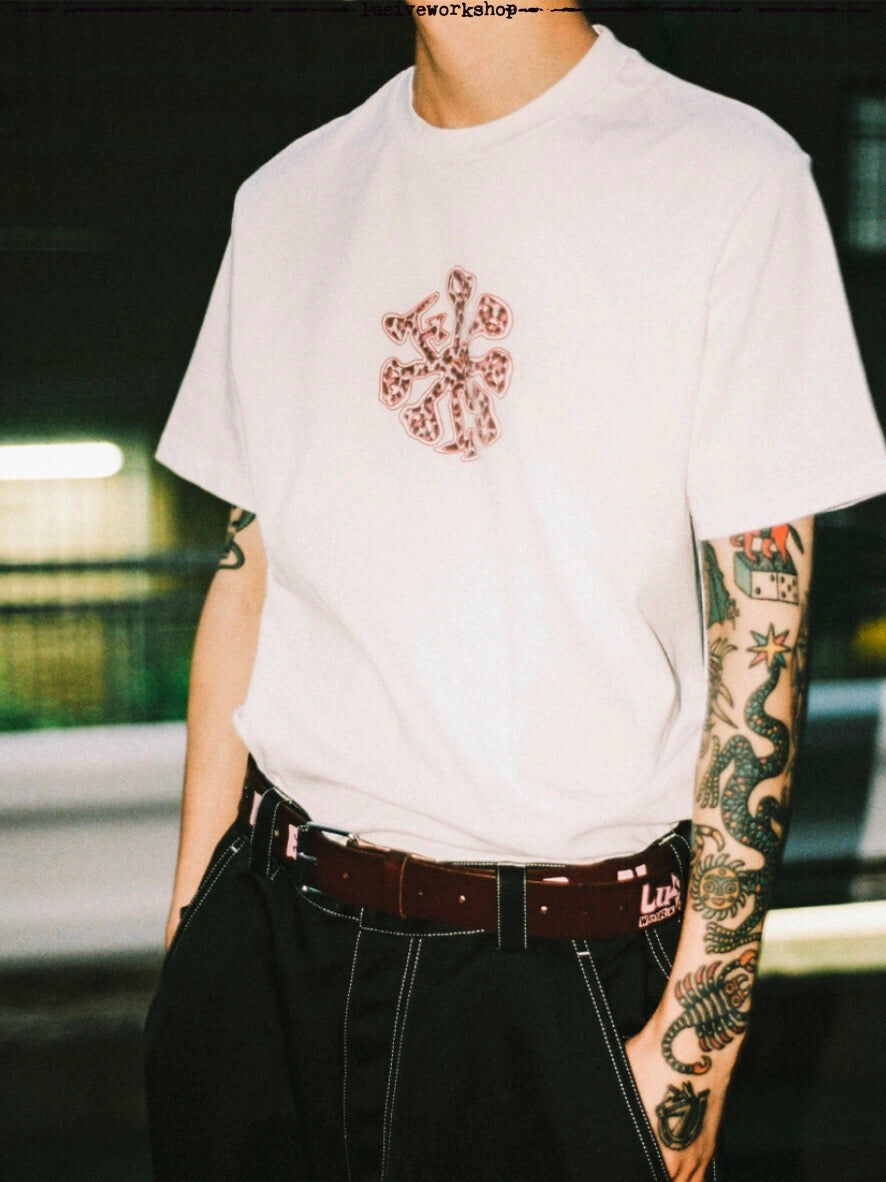 LUSIVE｜Don’t Kill My Vibe Handmade Leather Belt 手工印花星星皮帶 (深棕色)