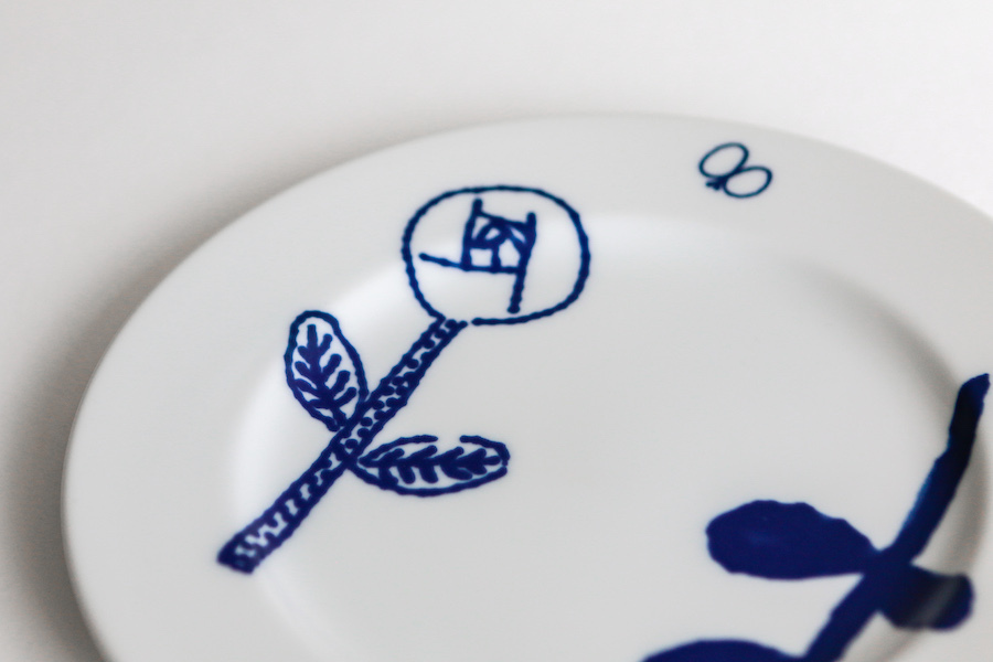 PASS THE BATON-mina perhonen 盤/藍花/盈盈花系列