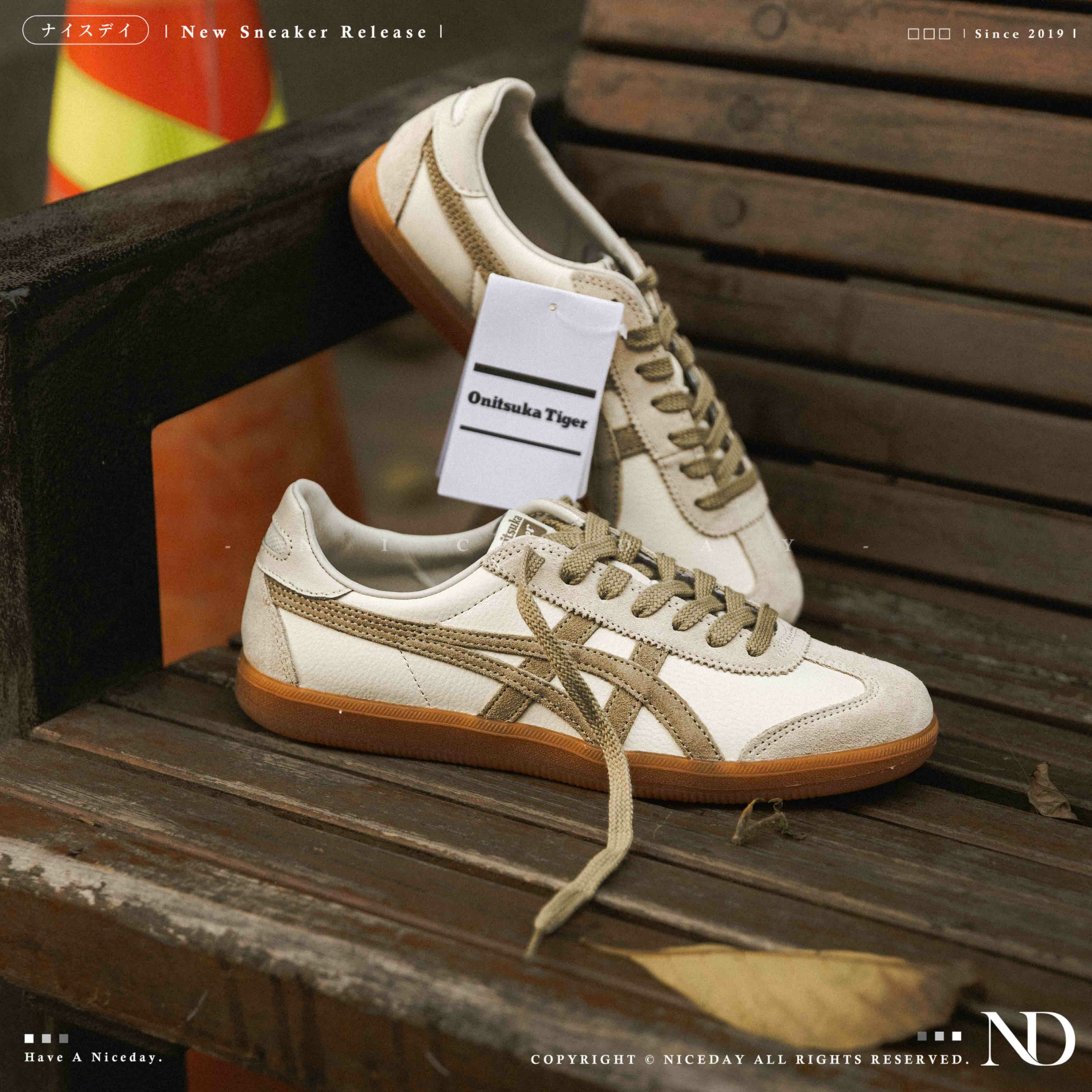 NICEDAY 代購 Onitsuka Tiger Tokuten 鬼塚虎 德訓鞋 焦糖底 奶油沙 米色 奶油色 男女鞋 1183C086-100