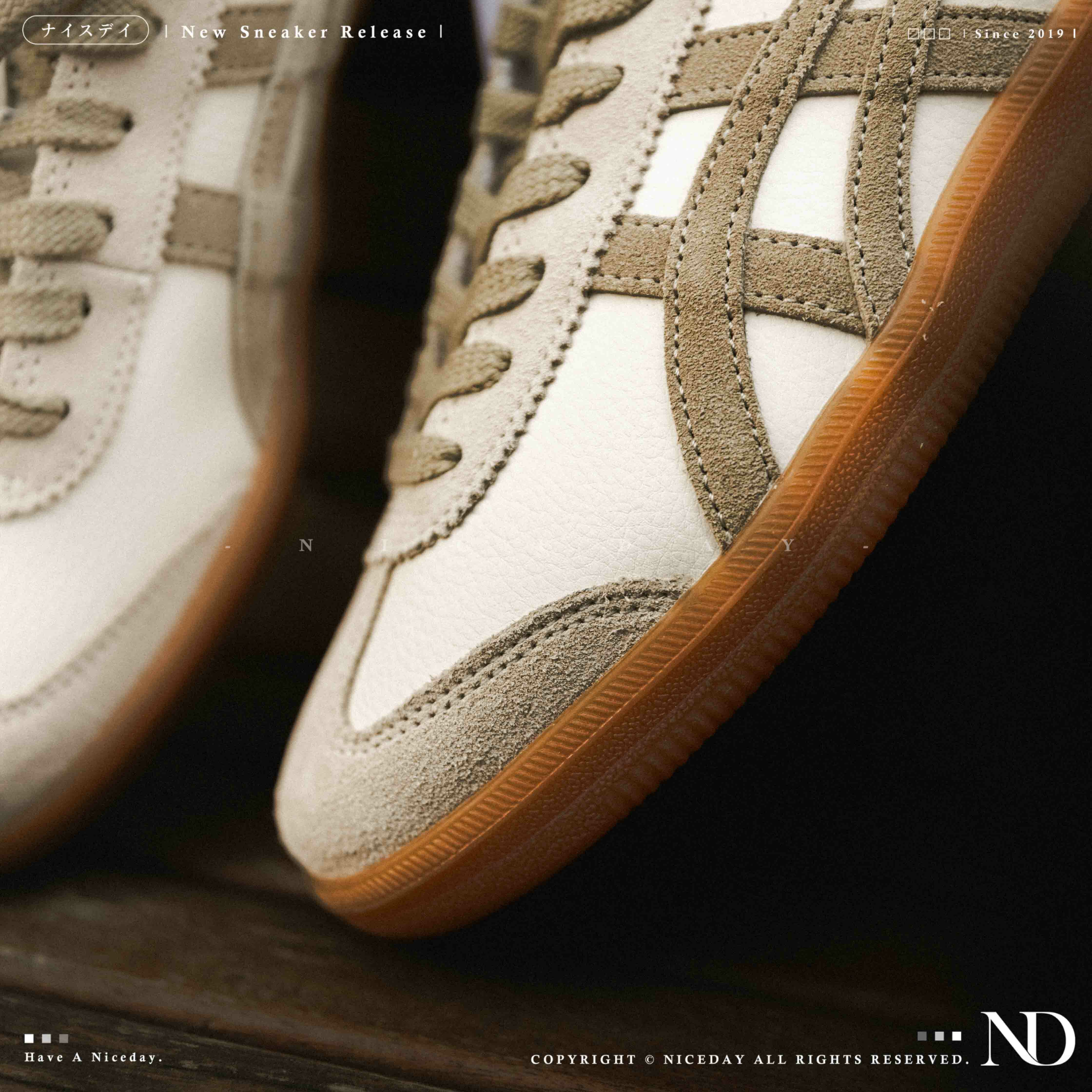 NICEDAY 代購 Onitsuka Tiger Tokuten 鬼塚虎 德訓鞋 焦糖底 奶油沙 米色 奶油色 男女鞋 1183C086-100