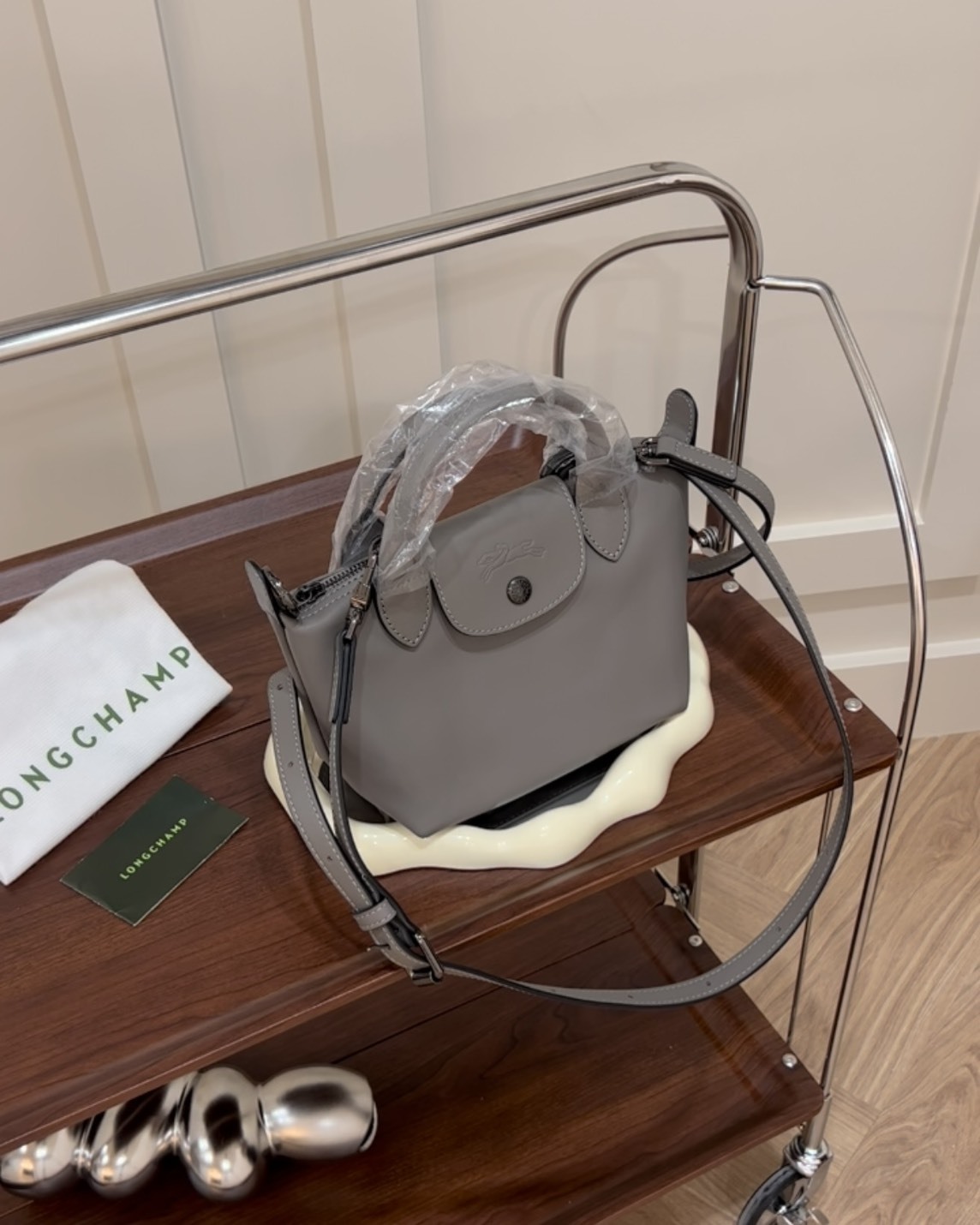 LONGCHAMP｜LE PLIAGE XTRA 手提包 XS 斑鳩色