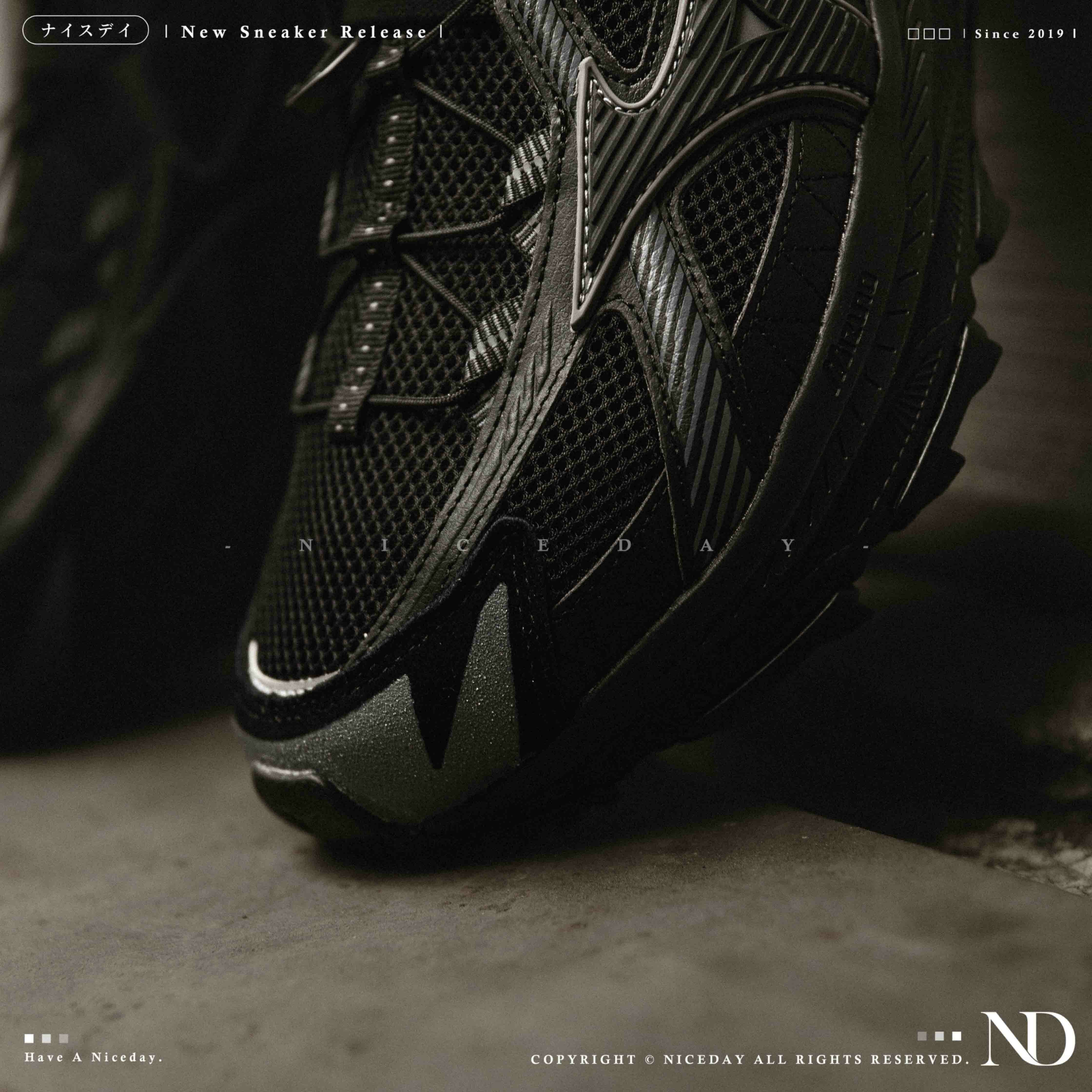 NICEDAY 代購 Mizuno Trail se 黑魂 全黑 黑色 工裝 機能鞋 登山 復古 穿搭 D1GH241903