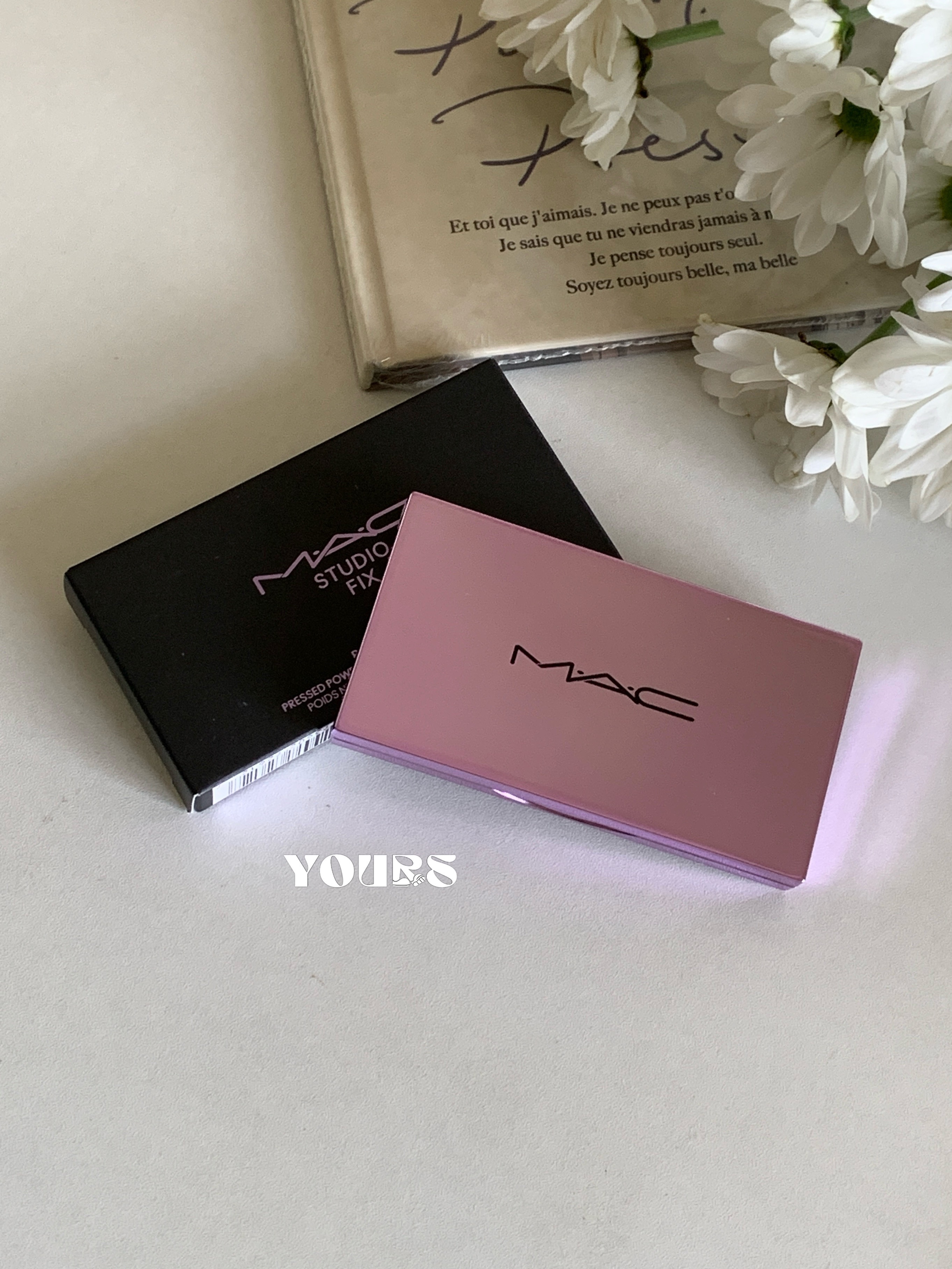 MAC 口袋雙色濾鏡蜜粉餅#紫白餅