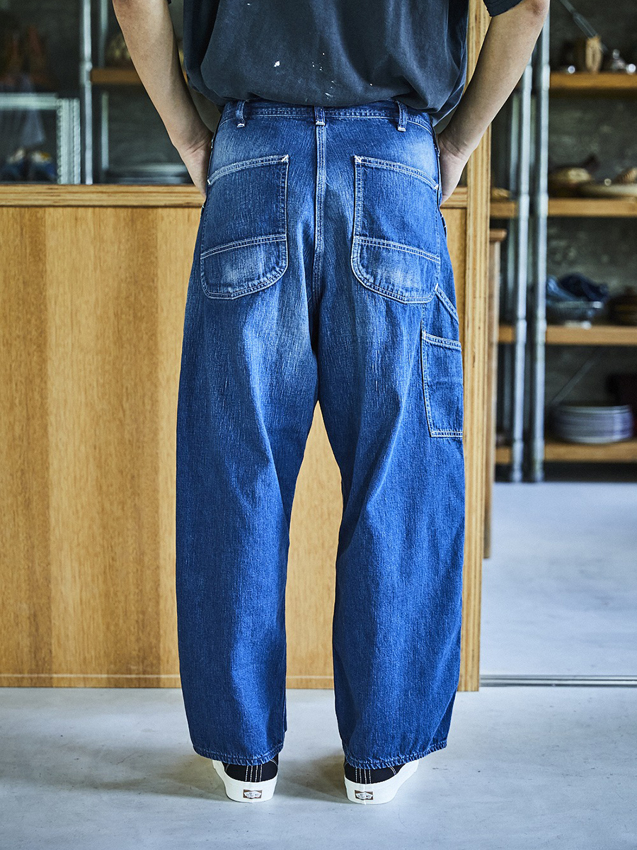 orSlow Wide Fit 30's Painter Pants Denim Used (Unisex)
