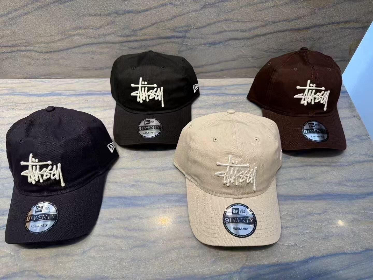 Stussy NEW ERA 9TWENTY Basic Strapback 刺繡棒球帽