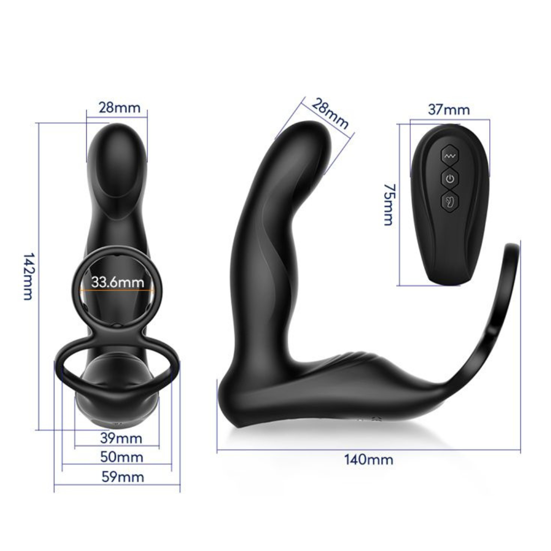 EROCOME Centaurus 半人馬座 遙控雙環可加熱前列腺按摩器