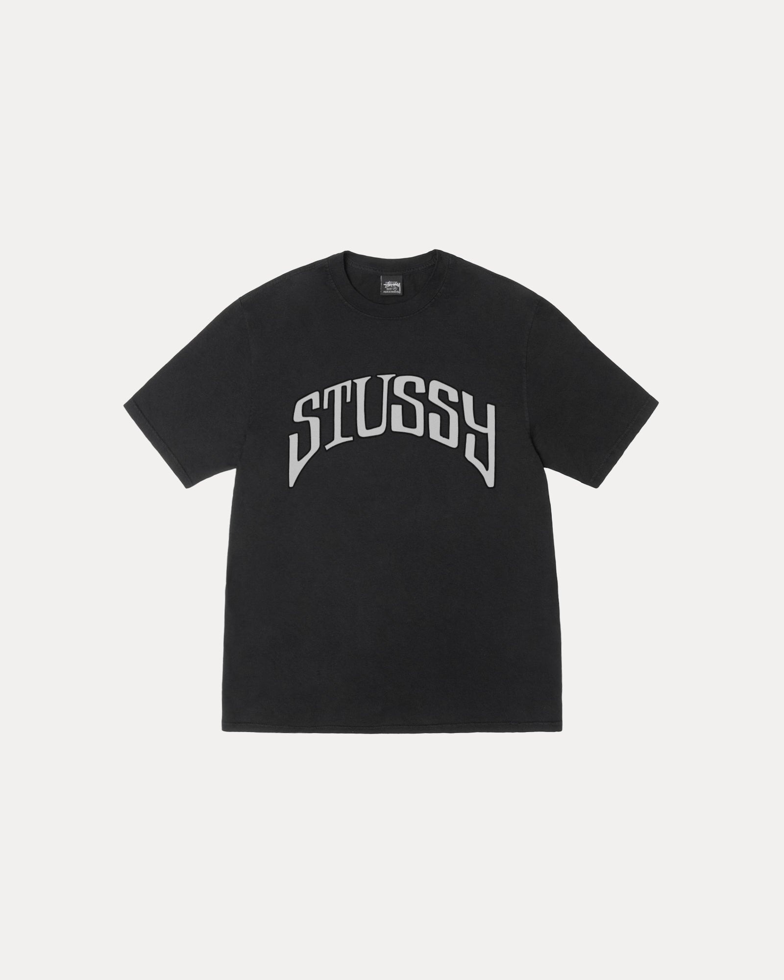 2025SS STUSSY ARCHED PIGMENT DYED TEE 水洗 大學 字體 短T 現貨 1905085