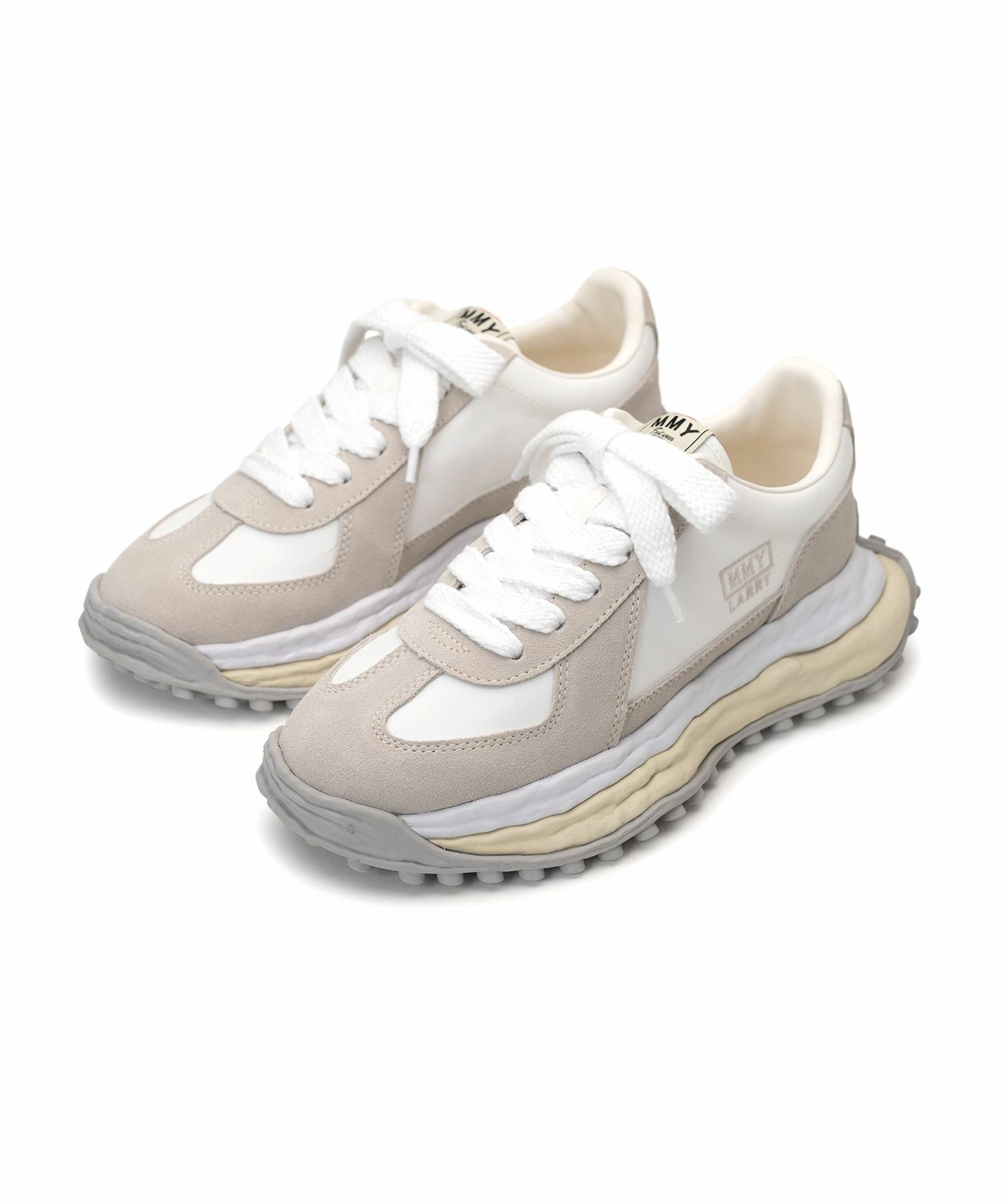 [現貨] MIHARA Larry OG Sole Mix Material Low-top Sneaker | A14FW703