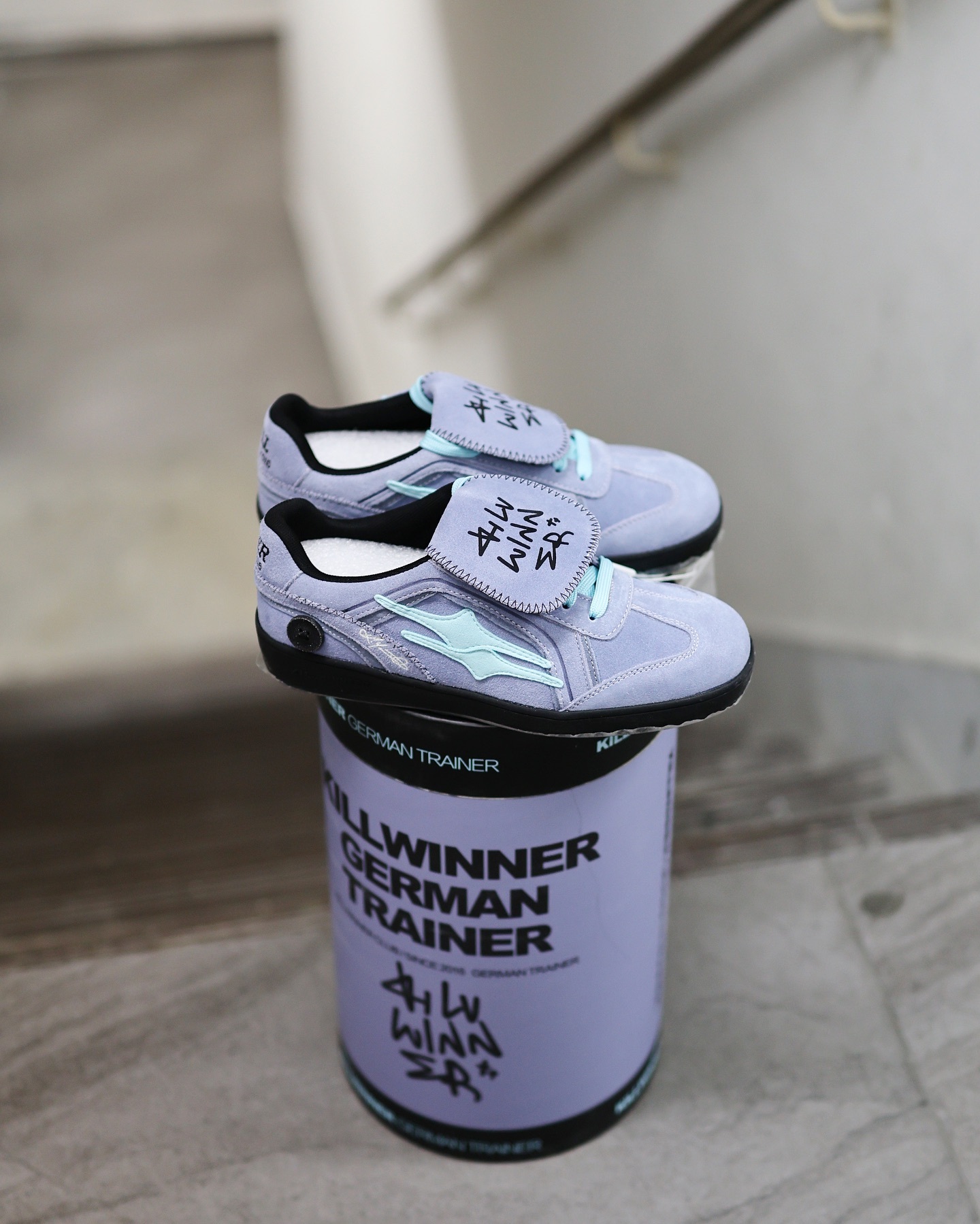 KILLWINNER SHOOTING STAR GREY 張員瑛同款德訓鞋 薰衣草紫