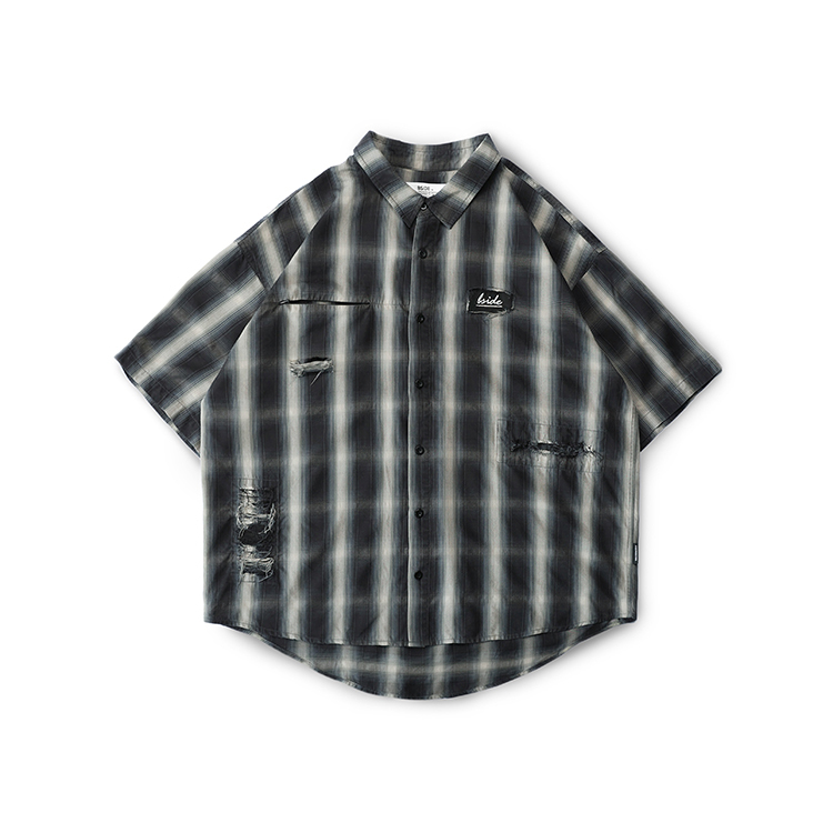 B-SIDE DAMAGE CHECKED SHIRT