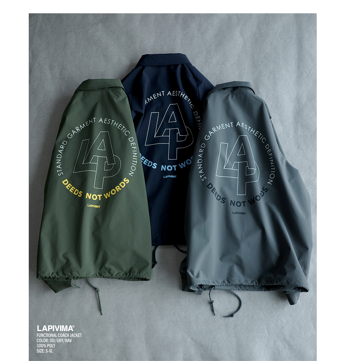 LAPIVIMA Functional Coachjacket 功能性教練外套 AW24JKT02