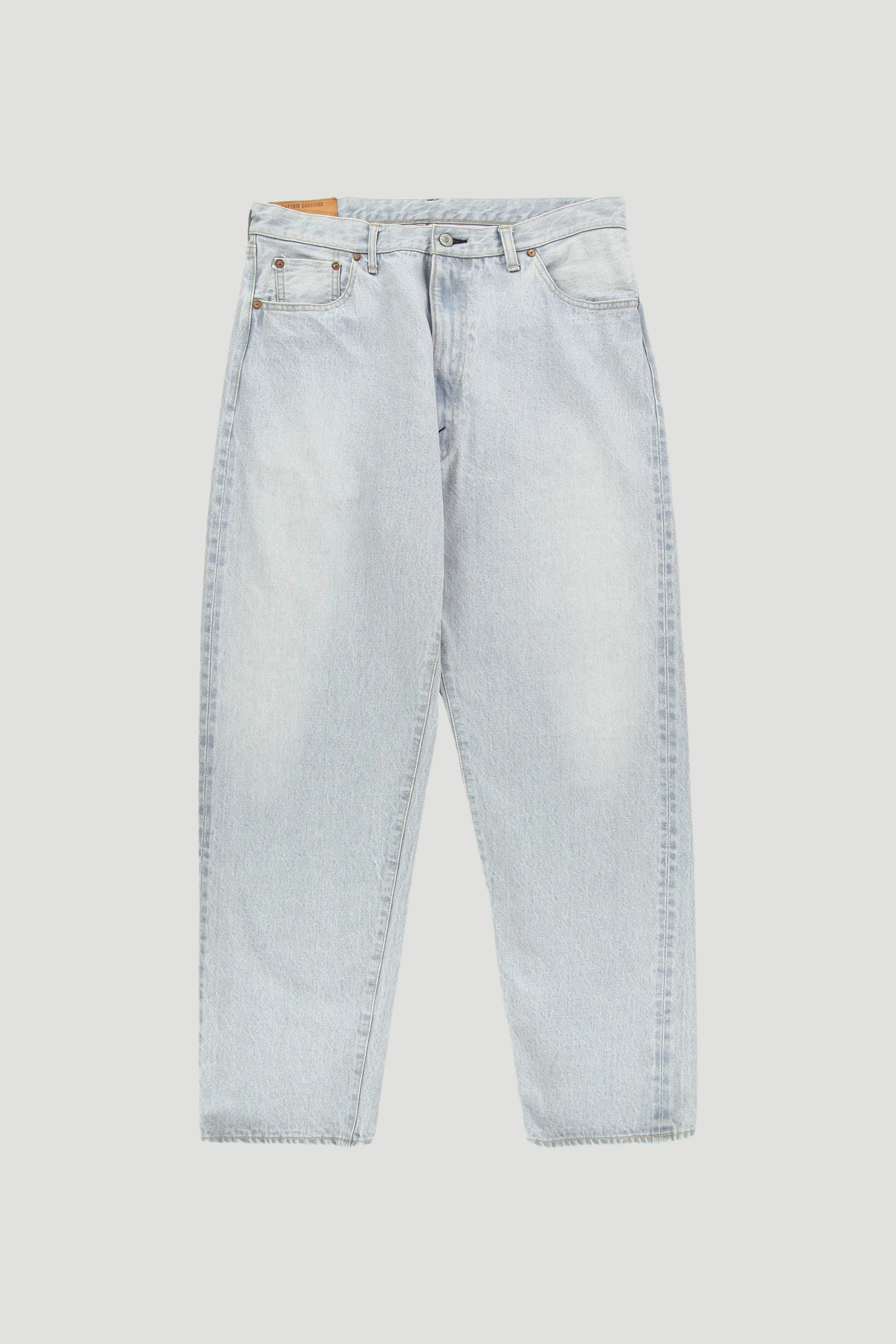 KAPTAIN SUNSHINE 5P ZIPPER FRONT DENIM PANTS