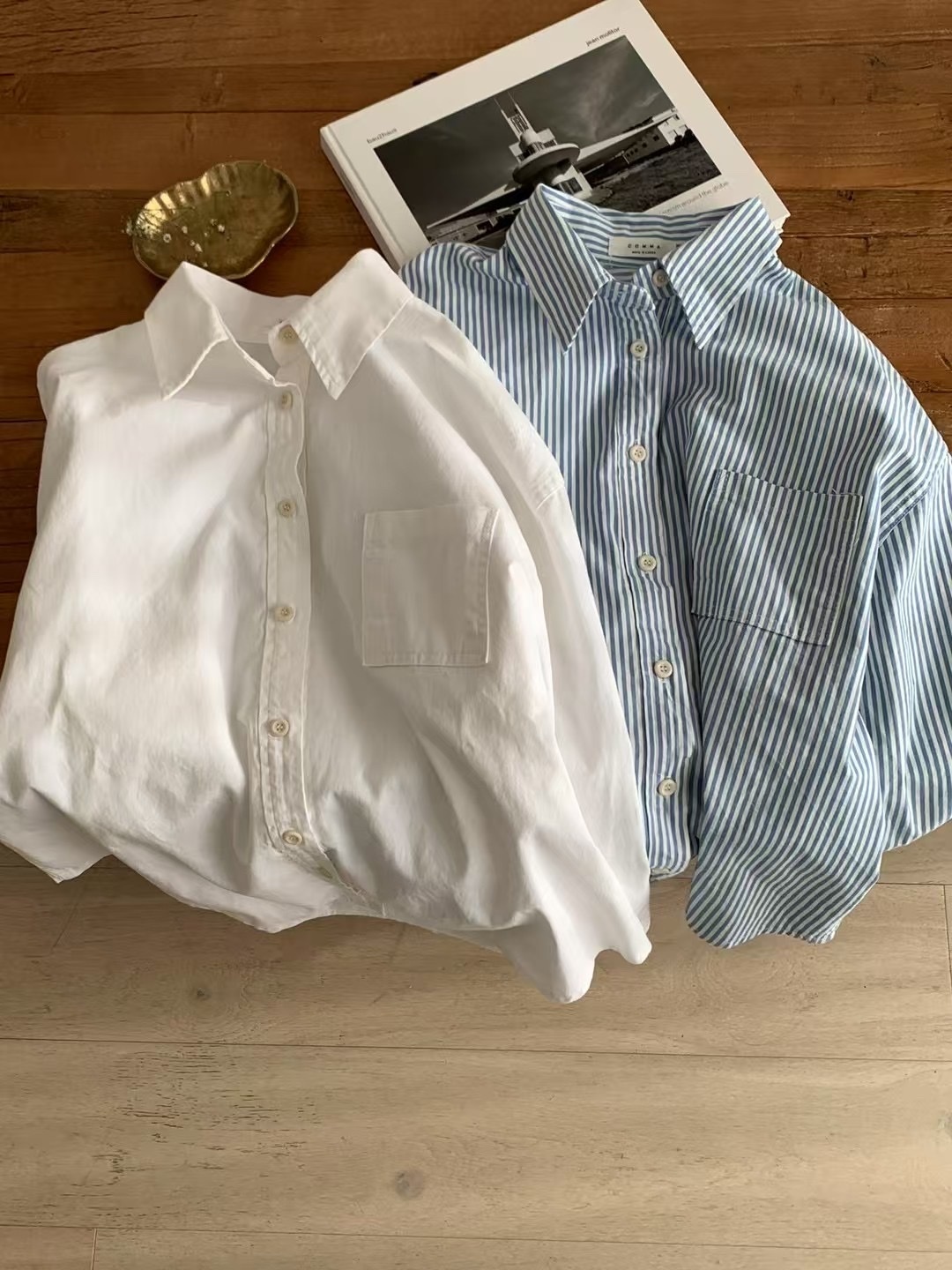 🤍Washing shirt (2 colours)🩵