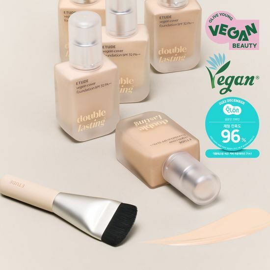 Etude House Double Lasting Vegan Cover Foundation 30g [Olive Young Planning Set]