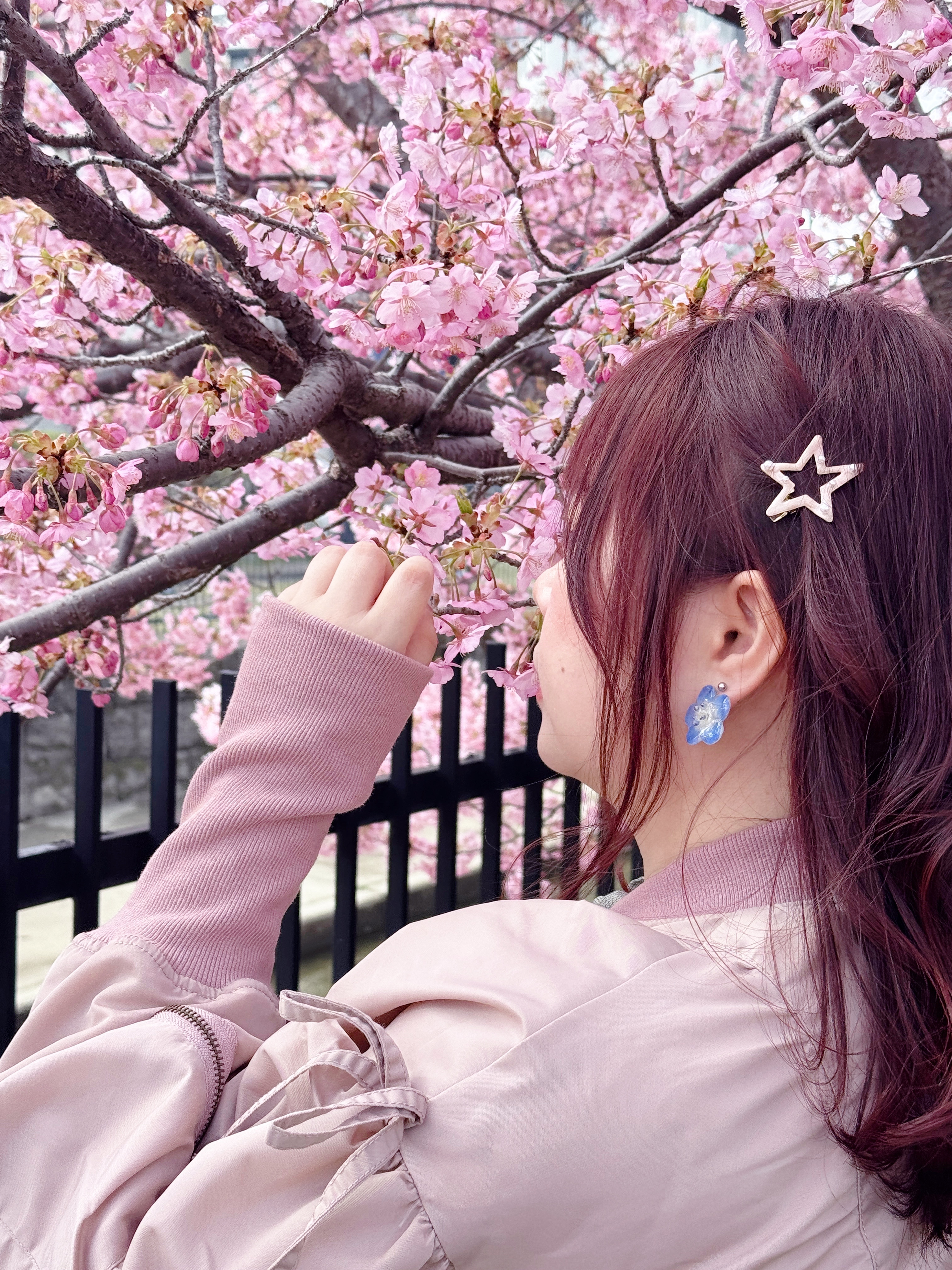 珍珠星形/心形髮夾