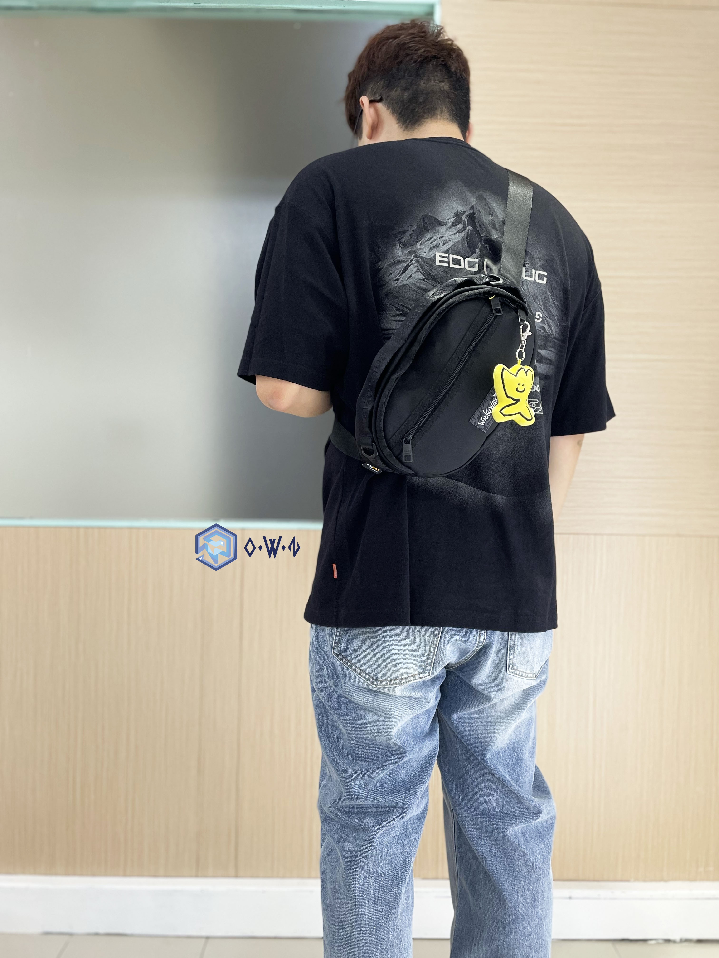 【OWN】Wacky Willy 機能 工裝 防水 透氣 腰包 小包 側背包 軍綠 黑色