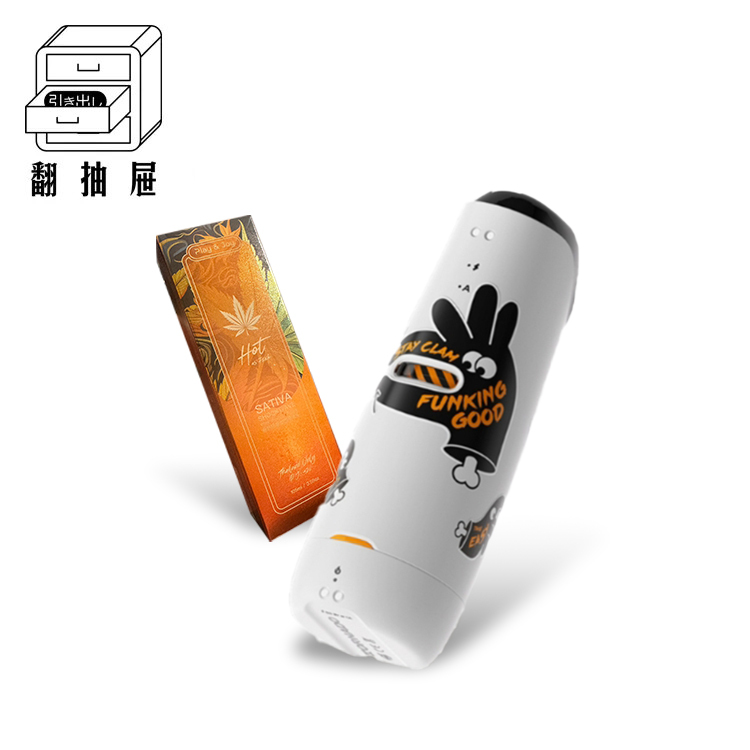 翻抽屜｜SISTALK 怪獸集合絢風杯 + 太麻潤滑105ml 套組