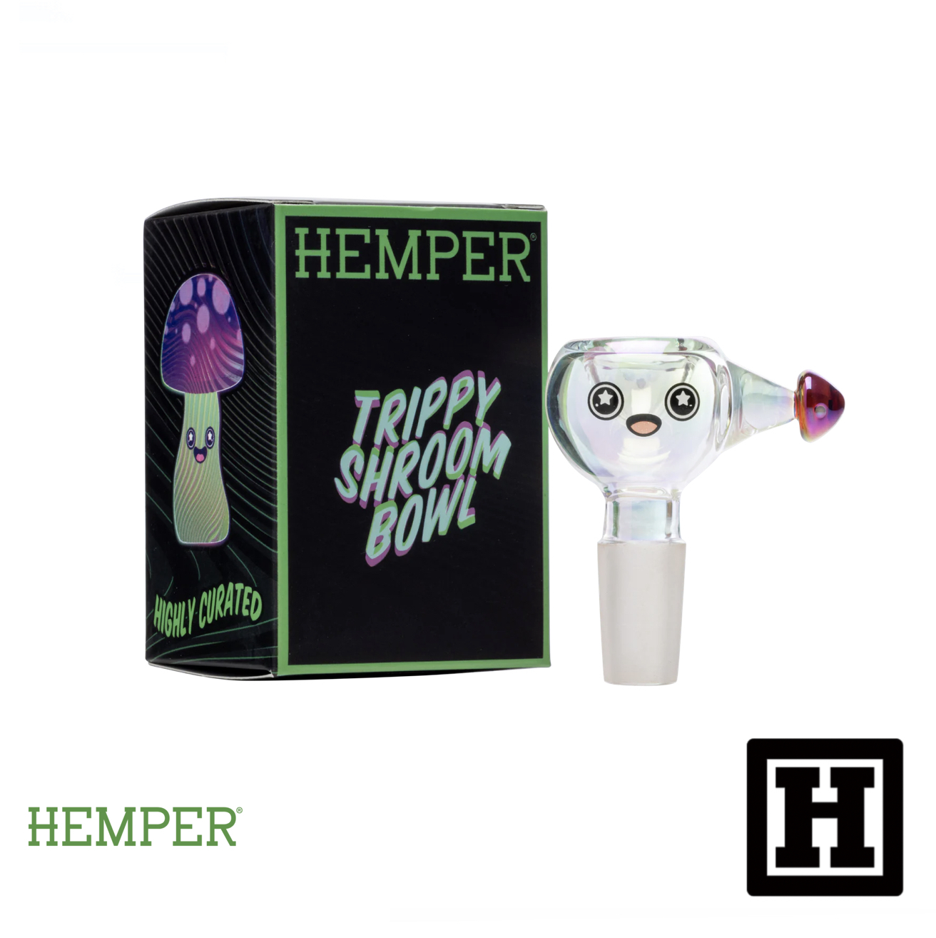 HEMPER 迷幻蘑菇 玻璃菸杯 14mm