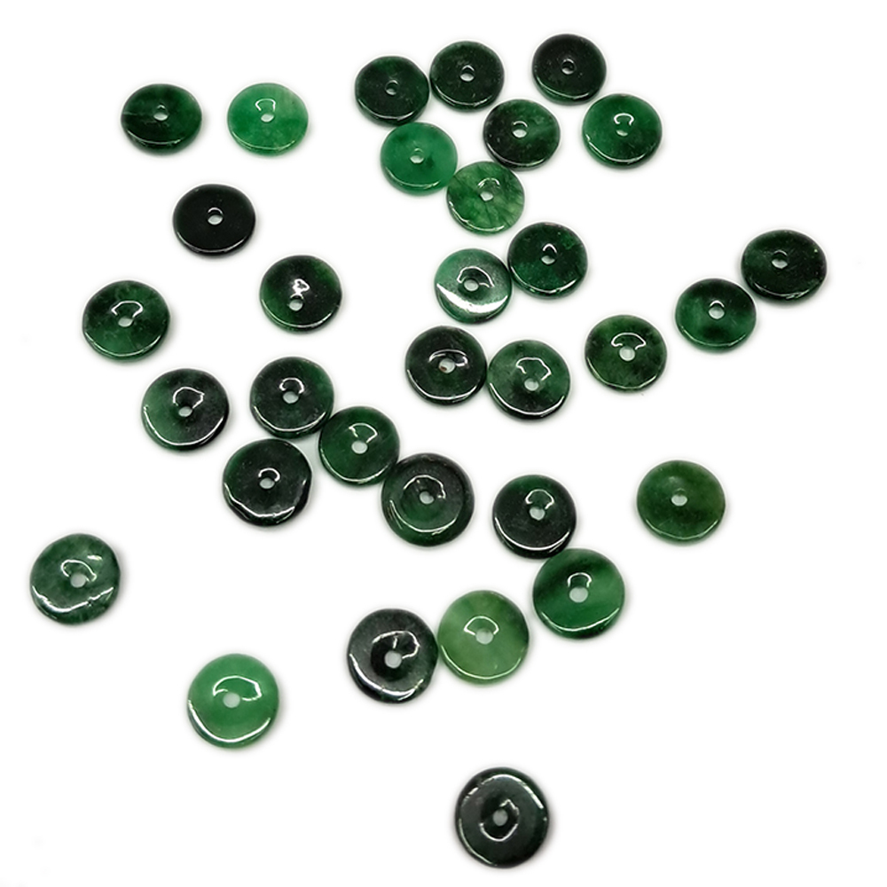 平安扣 鐵龍生玉配件 0.7公分4顆【十方】135551