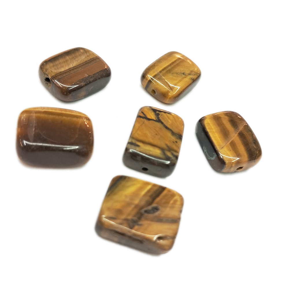 虎眼石 方型珠1.2*1.6*0.7公分1顆【十方】141675