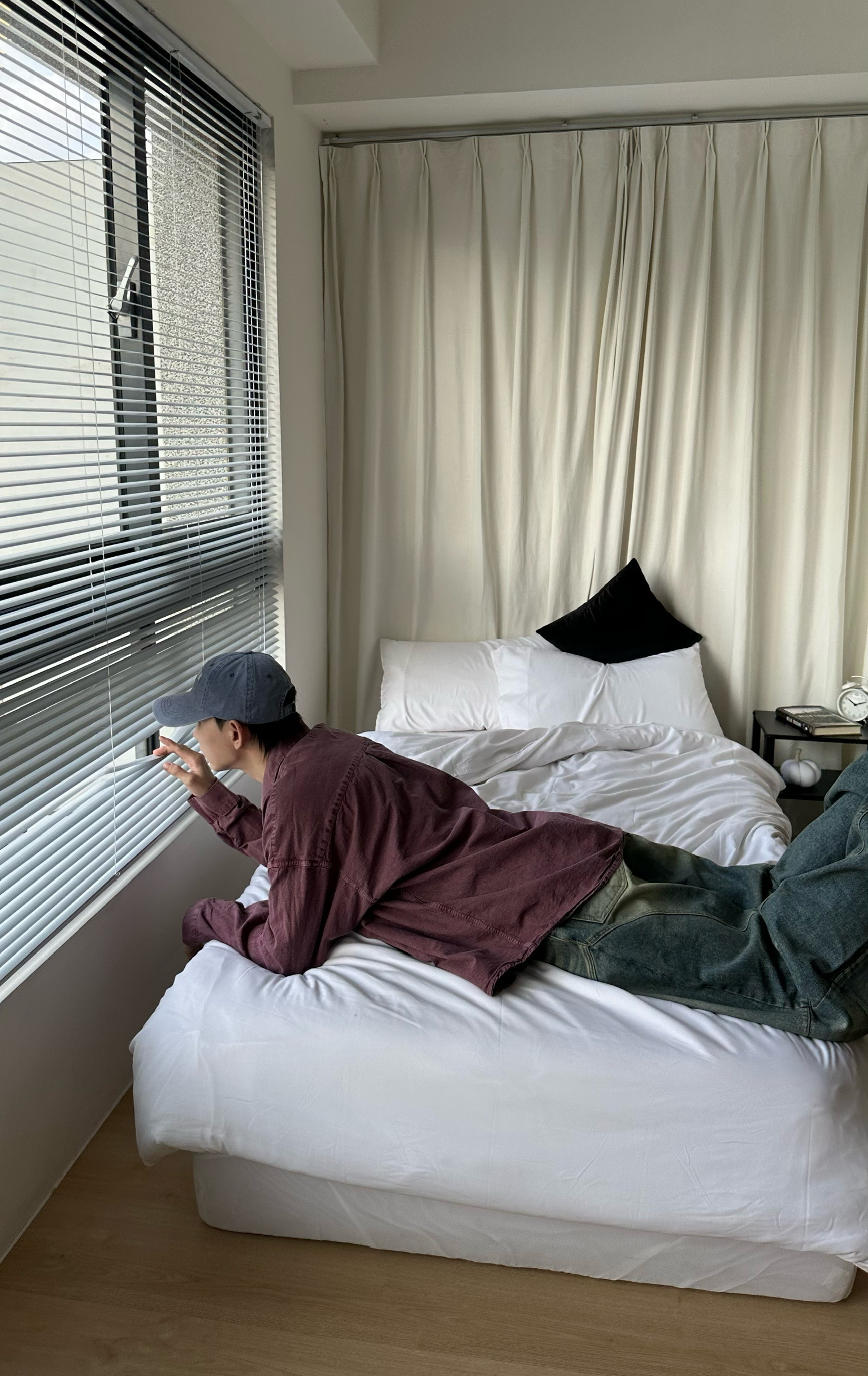 暮光質感洗舊襯衫