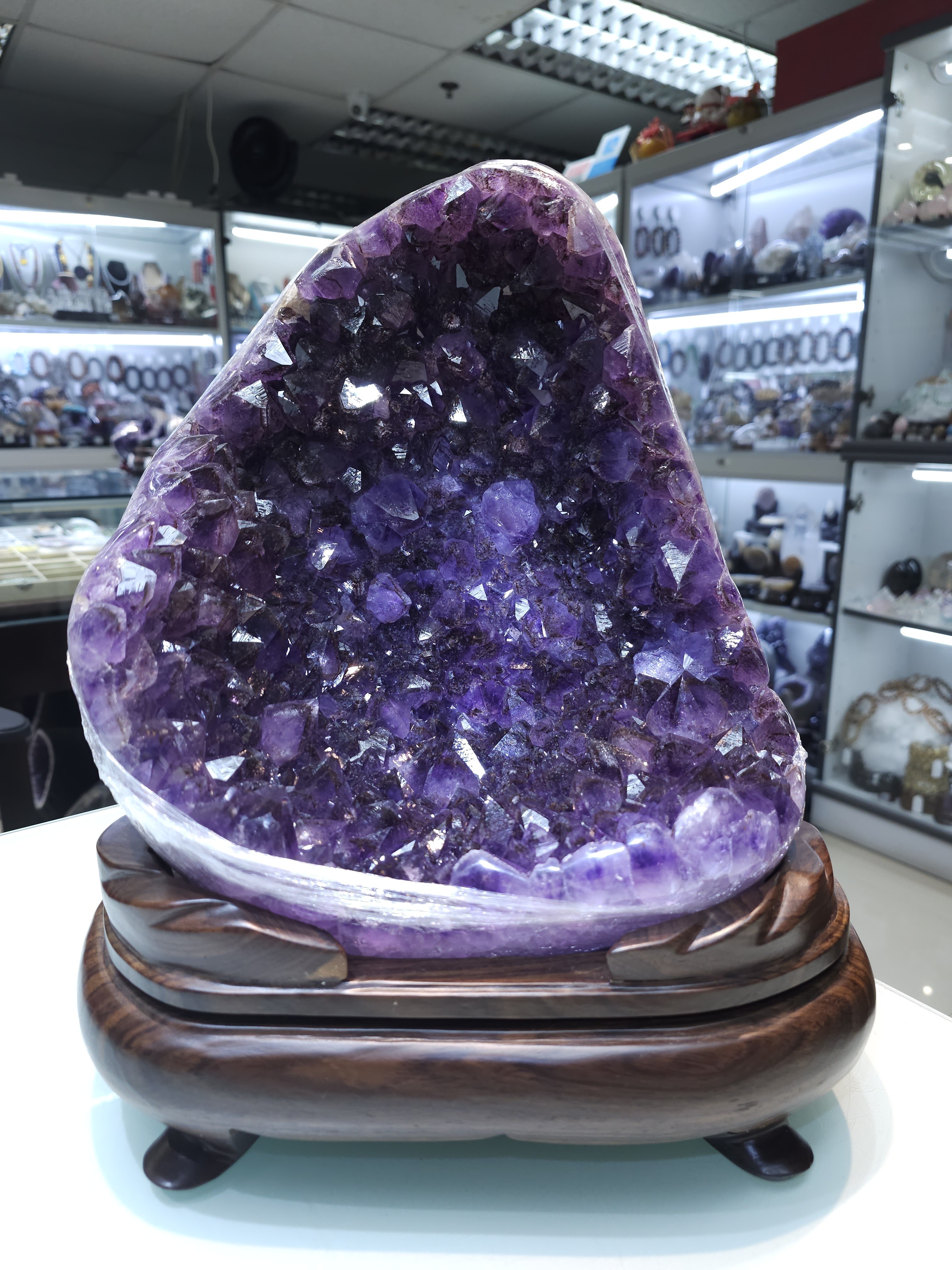 頂級天然巴西紫鈦晶簇16.78kg