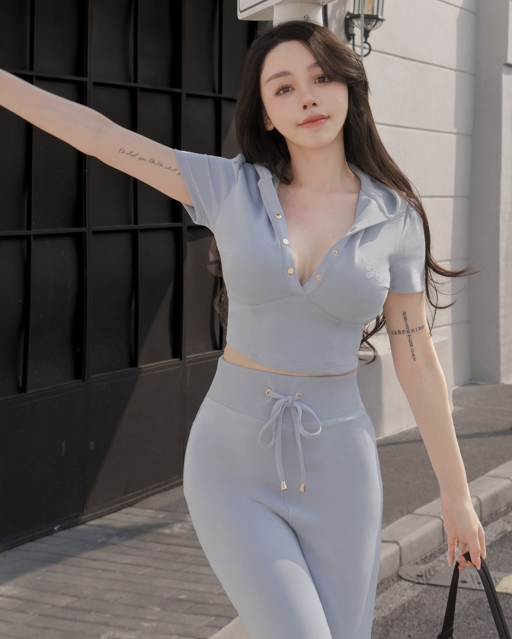 訂製-糖果太空棉連帽短袖上衣