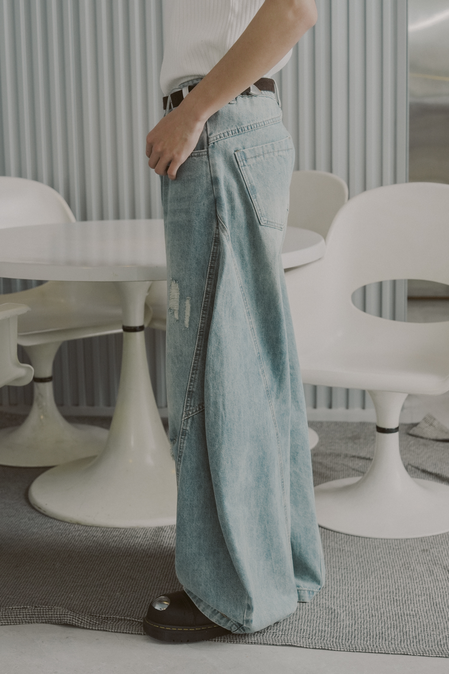 【Unisex】Vintage Balloon Denim #牛仔褲