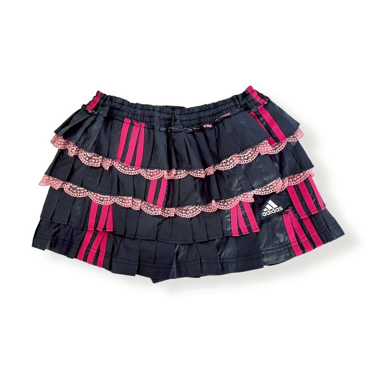 JUSTME - 【售罄】泰國復古Remake Lace 邊蛋糕裙褲 JM018