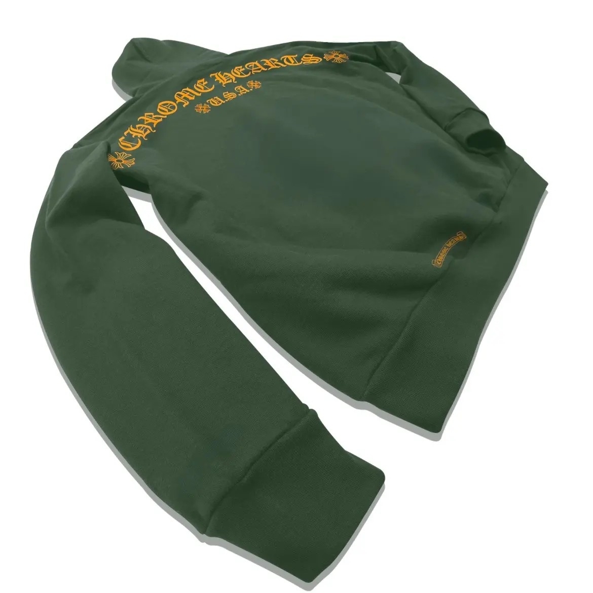 CHROME HEARTS GREEN USA HOODIE USA 帽TEE