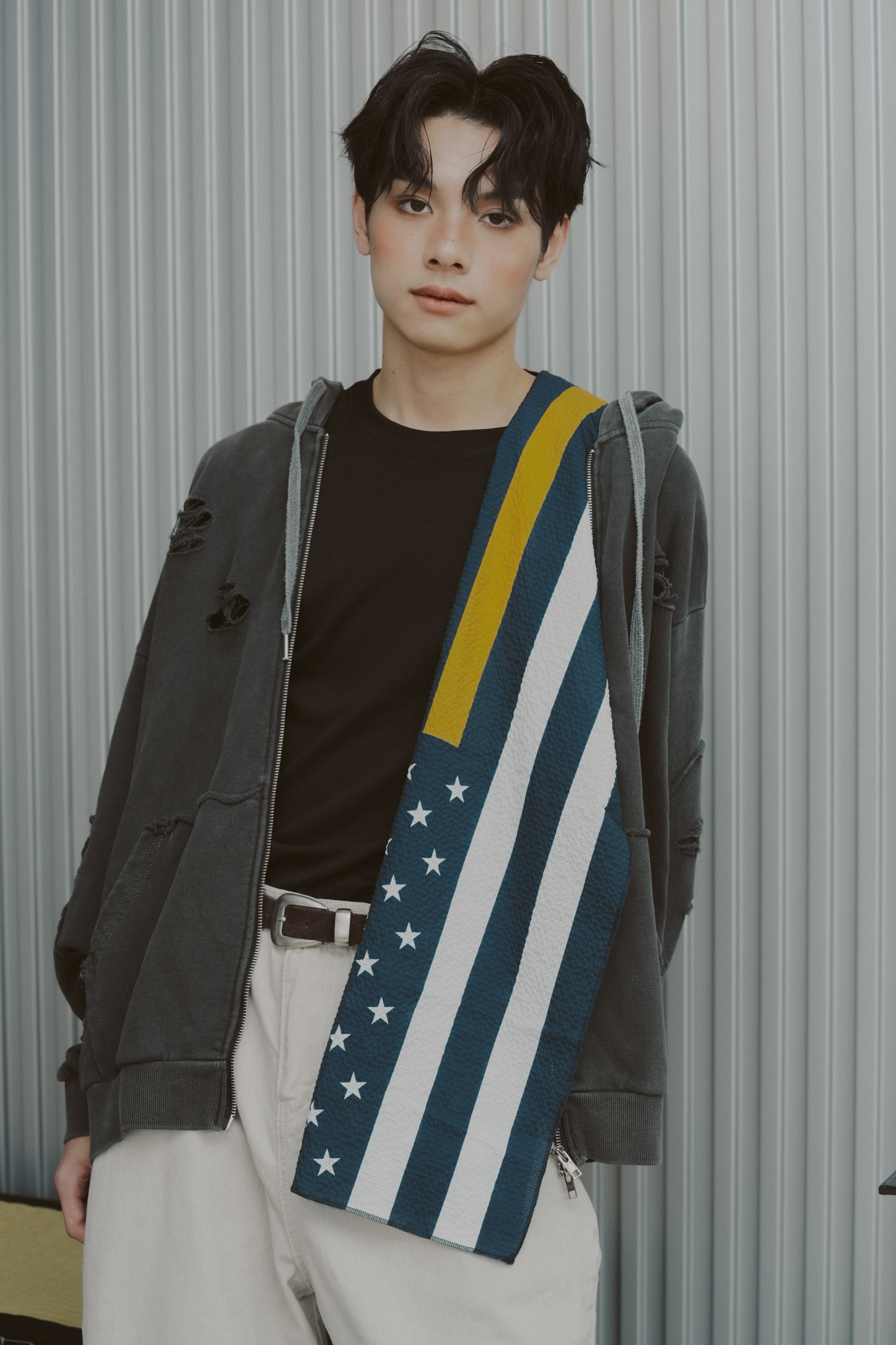 Flag Chiffon Scarf #領巾