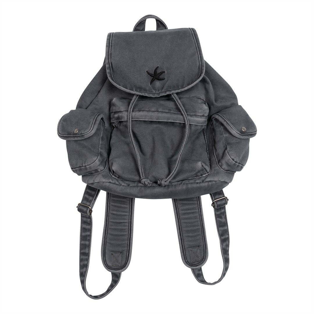thecoldestmoment TCM starfish denim backpack (charcoal) 海星 單寧 後背包 灰色
