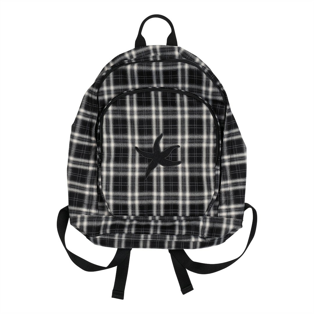 thecoldestmoment TCM starfish check backpack (black) 海星 條紋 後背包