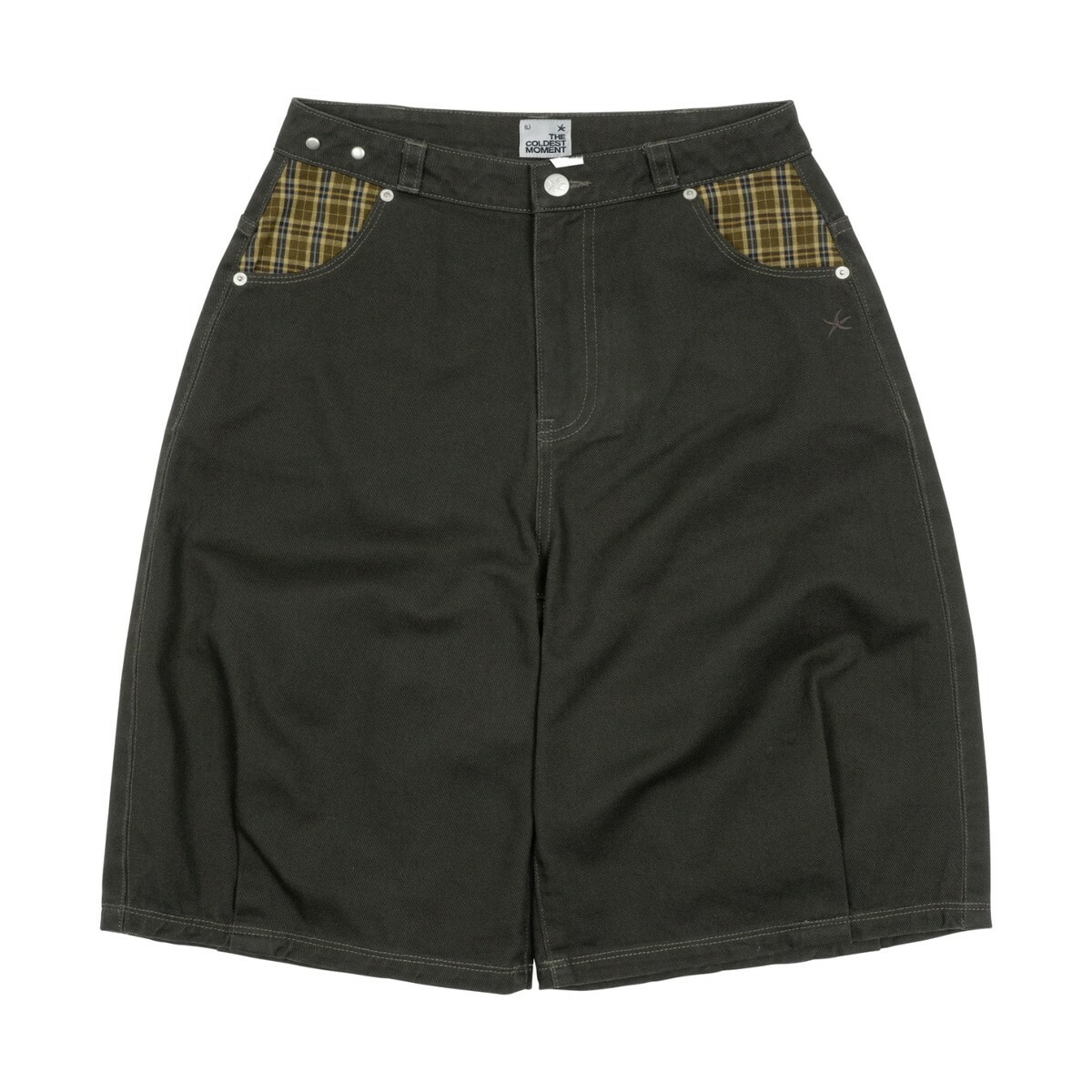 thecoldestmoment TCM check pocket half pants 格紋口袋五分褲 thecoldestmoment TCM check pocket half pants 格紋口袋五分褲