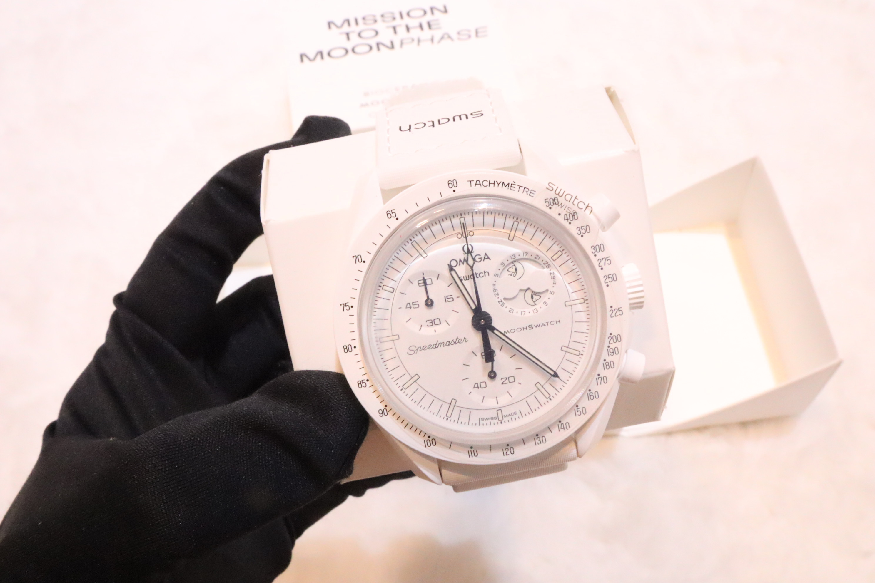 全新 Omega x swatch snoopy白🤍