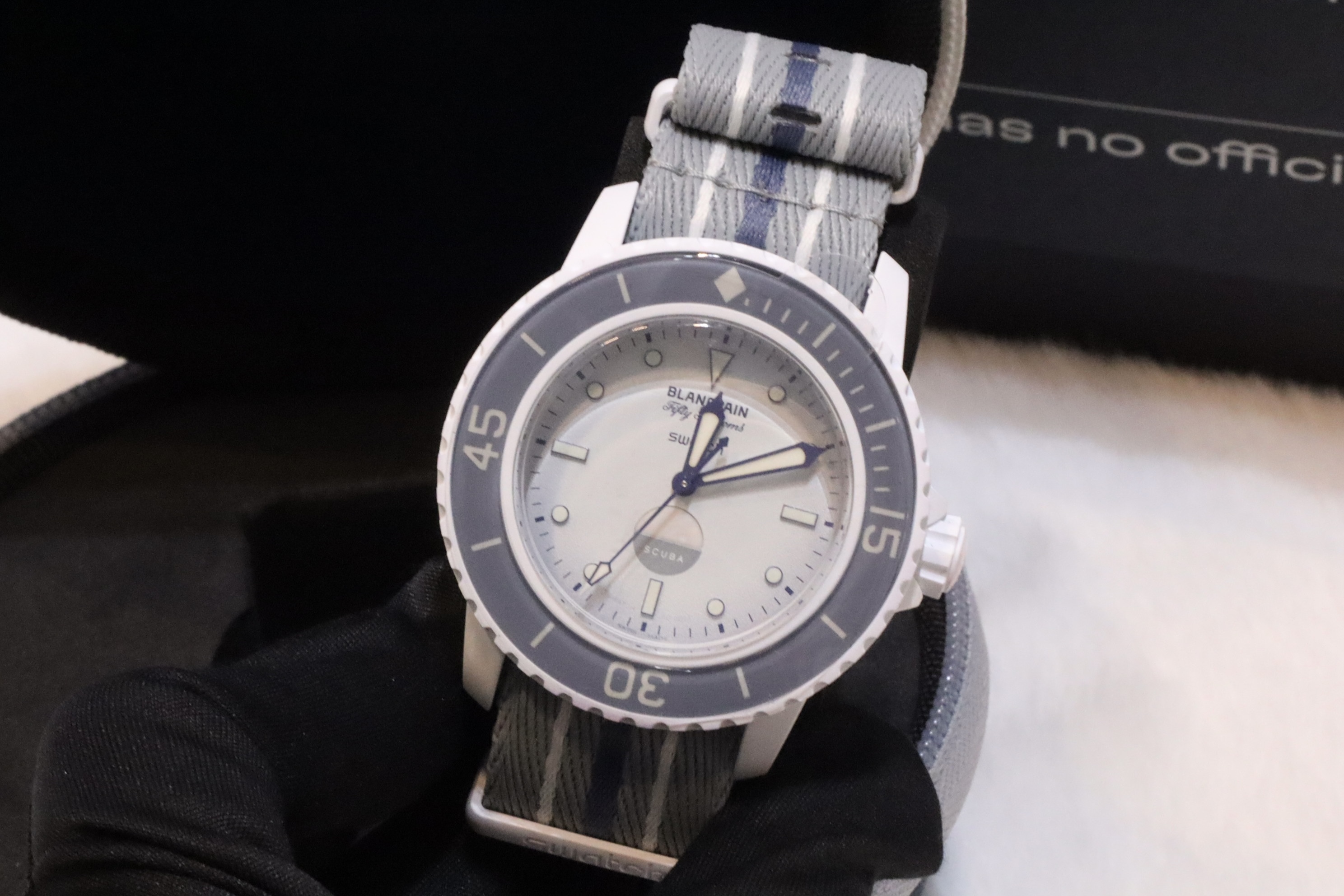 全新swatch × blancpain 白色🤍