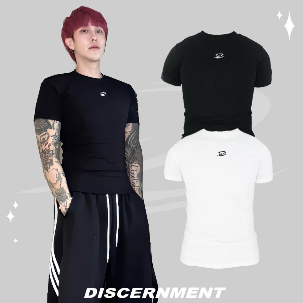 DISCERNMENT DCM 美式 緊繃 素T 修身 高彈力 顯身材 親膚 DCM-T08