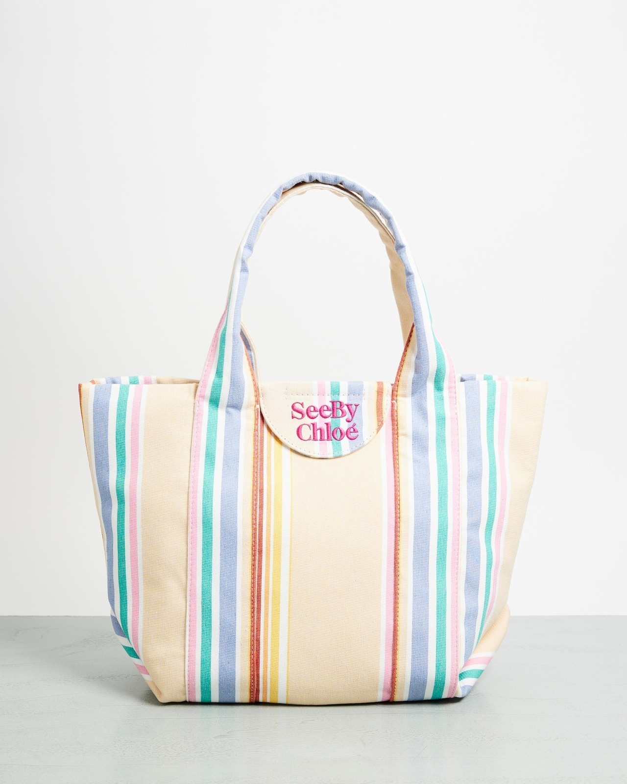 【預購】See By Chloe Laetizia Striped G040918 tote 包包