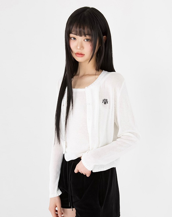 預訂｜MUAHMUAH REGULAR FIT ROUND CARDIGAN