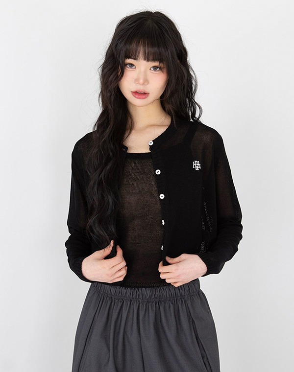 預訂｜MUAHMUAH REGULAR FIT ROUND CARDIGAN