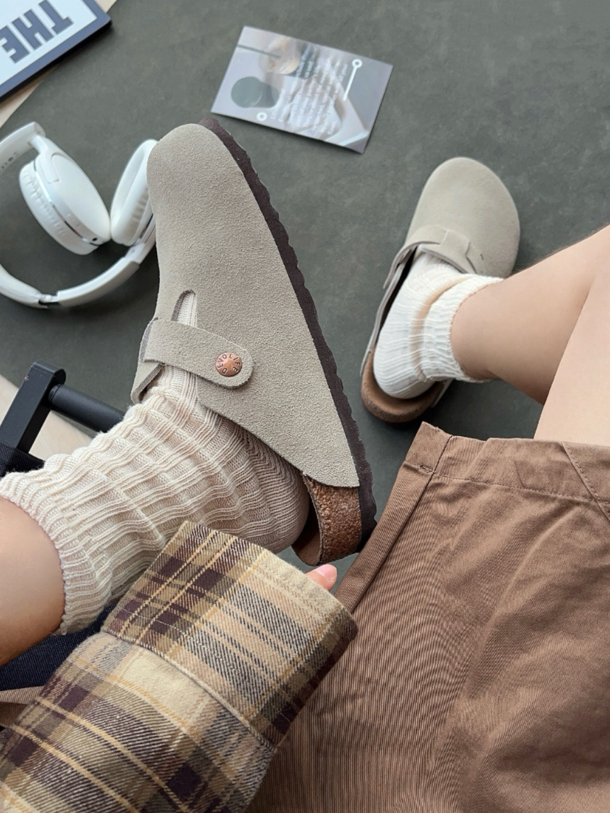 Devo Life 勃肯鞋 拖鞋 穆勒鞋 包頭鞋 軟木底 涼拖鞋 懶人鞋 麂皮 5色/預購