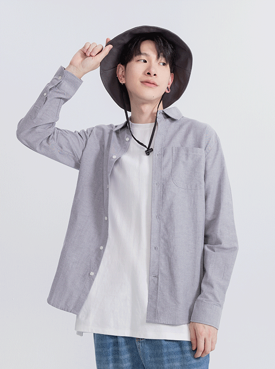 【期間限定】經典牛津長袖襯衫