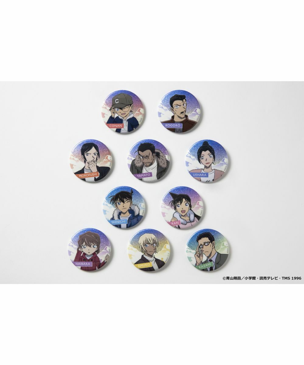 預購-「名偵探柯南」 閃亮亮徽章收藏組 snow ver. BOX販售【日本進口精品】