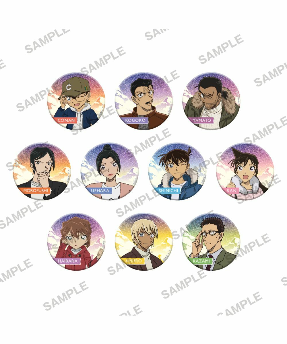 預購-「名偵探柯南」 閃亮亮徽章收藏組 snow ver. BOX販售【日本進口精品】