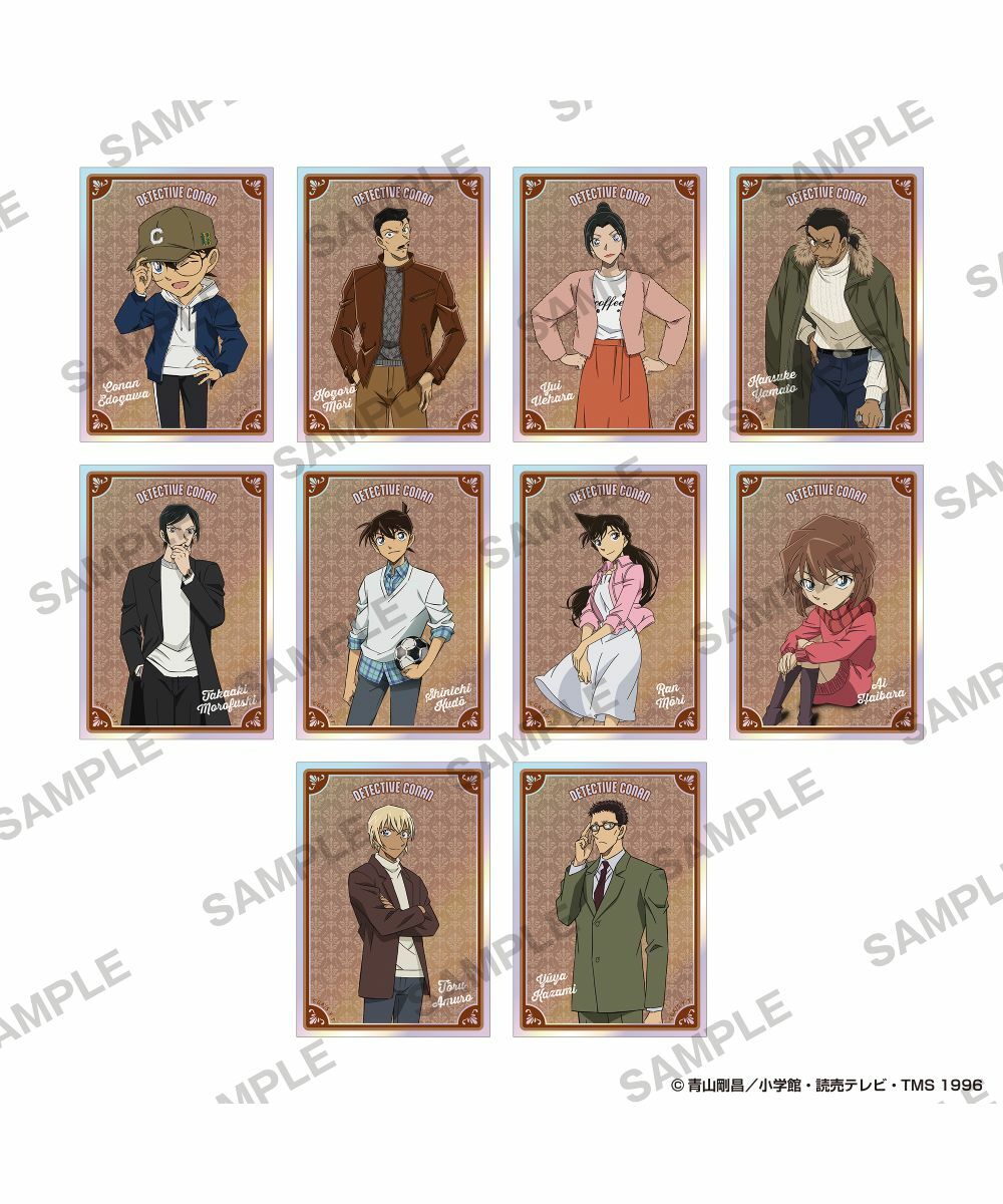 預購-「名偵探柯南」 極光壓克力小卡收藏組 vol.1 BOX販售【日本進口精品】