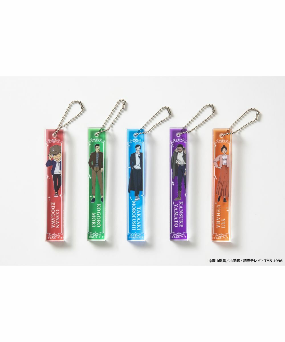 預購-「名偵探柯南」 飯店鑰匙型壓克力鑰匙圈 私服ver. 系列【日本進口精品】