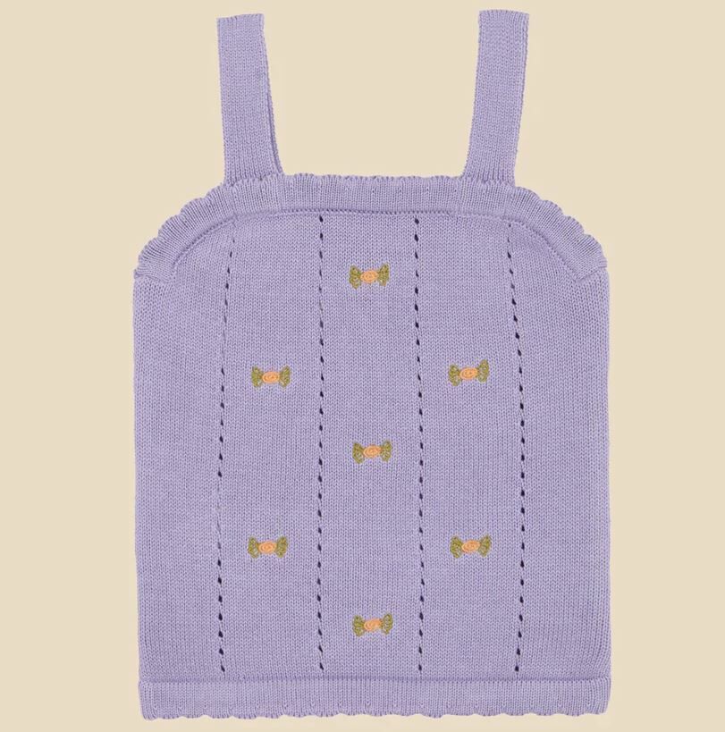 BIRINIT PETIT 糖果刺繡針織小可愛 Lilly lingerie top