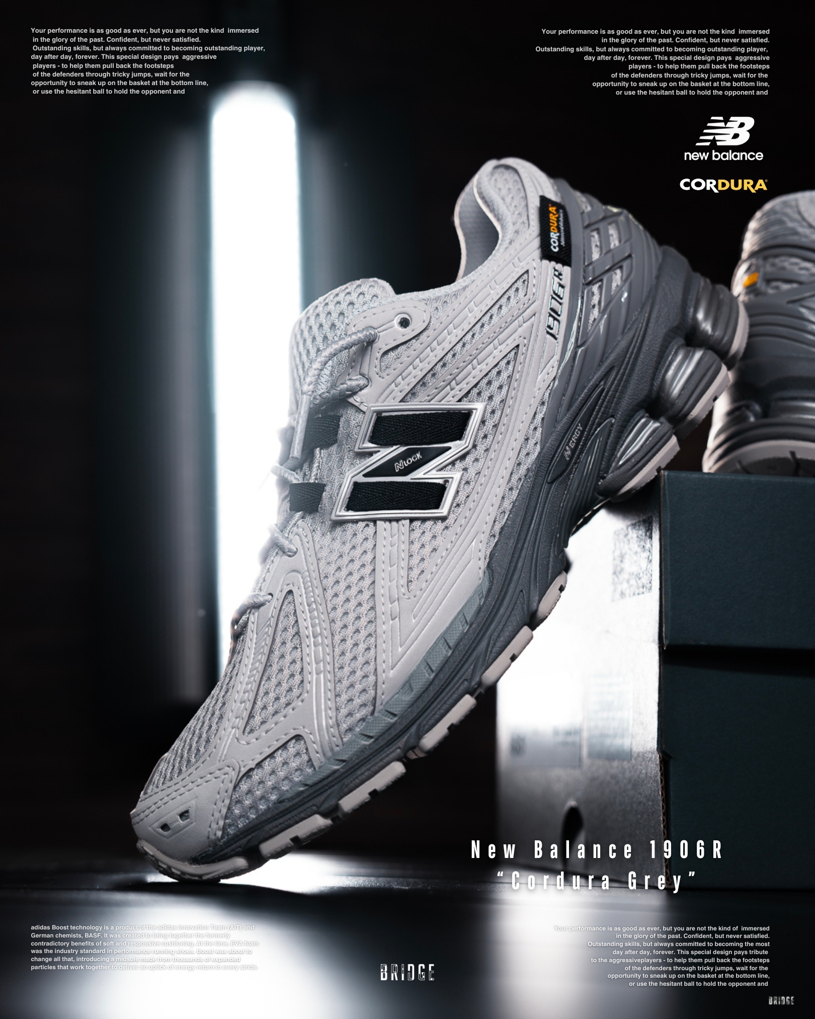 『軍規級Cordura 根本穿不壞 🤯』New Balance 1906R “Cordura Grey” U1906ROA