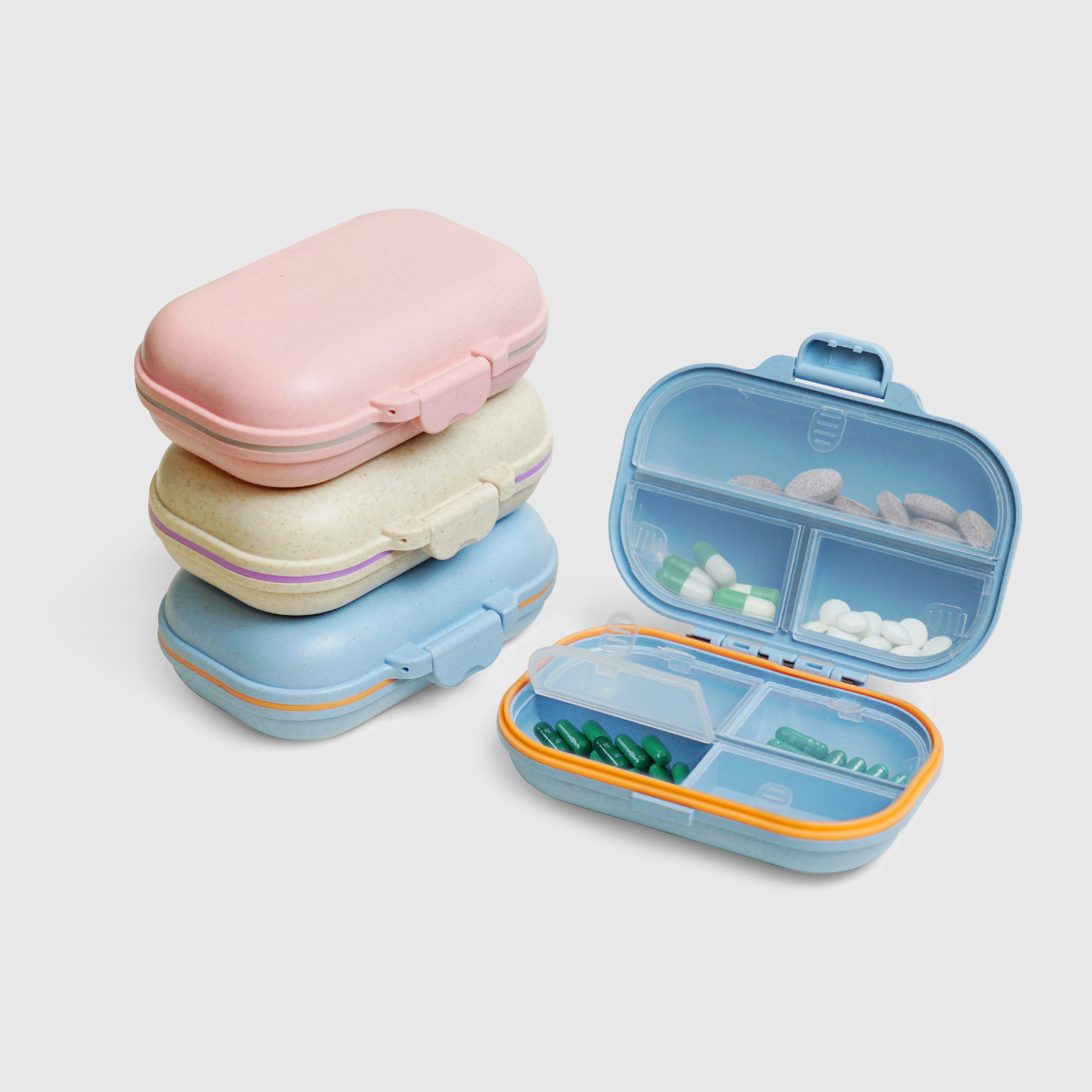 居家小物｜防潮密封7格藥盒